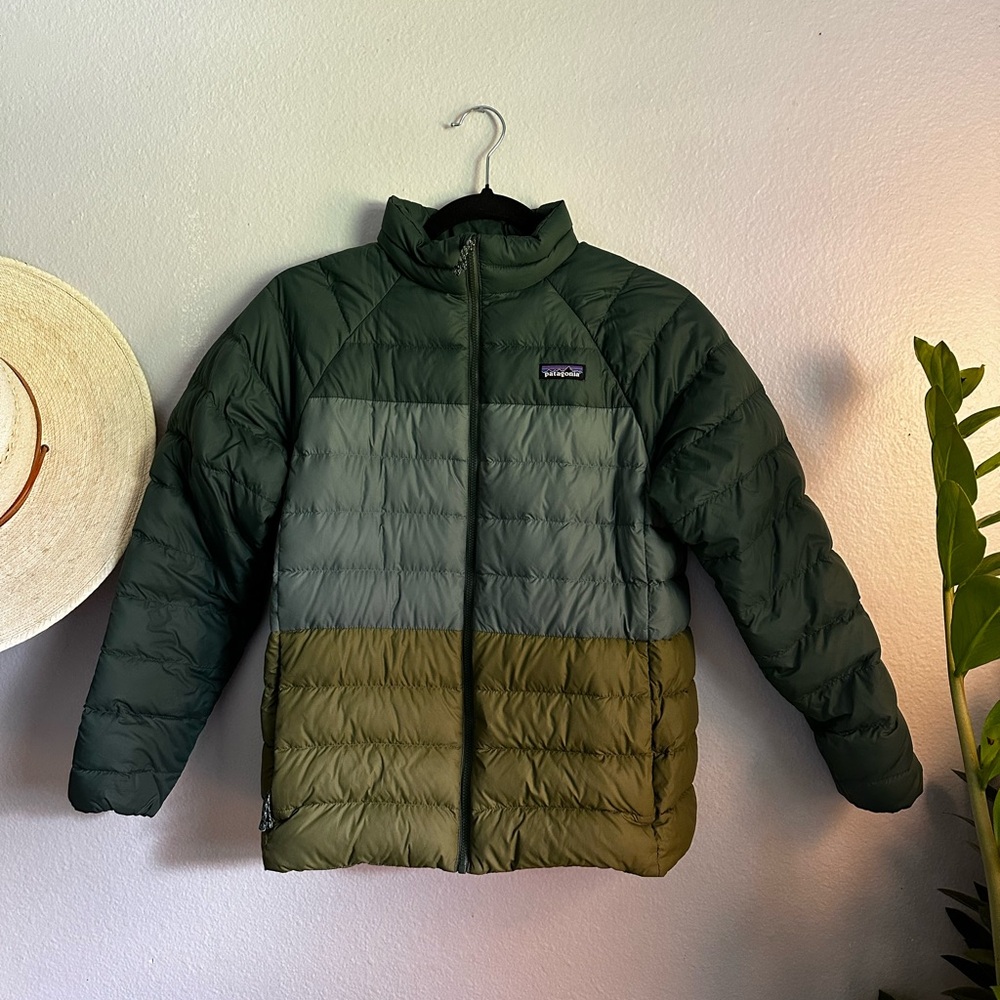 Patagonia Boy’s Green Puffer Jacket